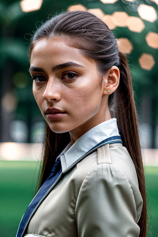 uniform models for college girls